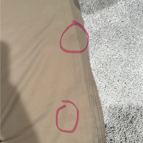 Show me your Mumu Kendall chiffon maxi dress in dune - Picture 6 of 8